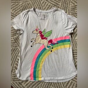 Girls tshirt with unicorn